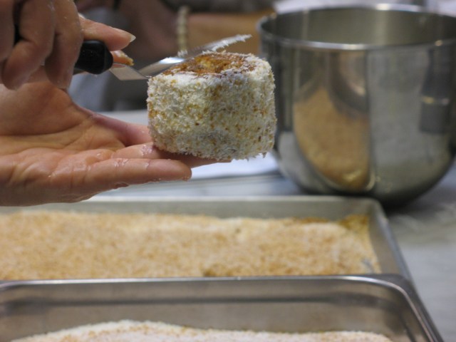 carrot cakes with coconut